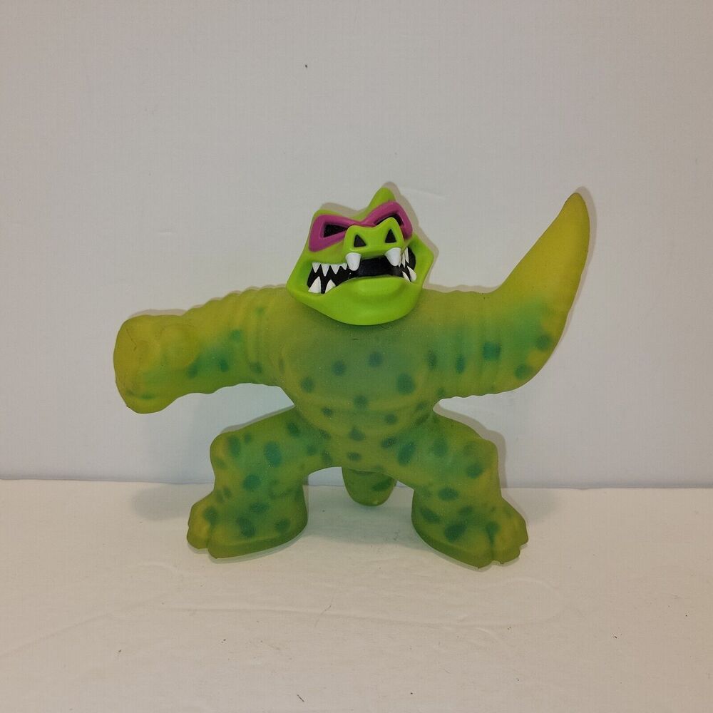 Heroes Of Goo Jit Zu Green Gator Alligator Stretch Squish Toy by Moose